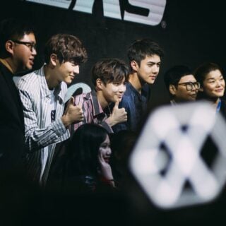 170610 EXO Chanyeol, Suho & Sehun - Skechers Sweet Monster Dance Competition in Singapore