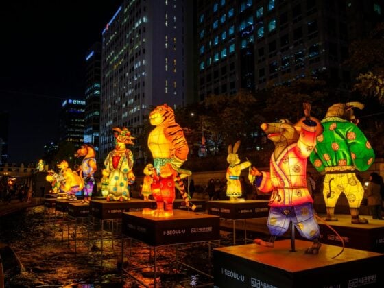 lanterns at Cheongyechon Seoul